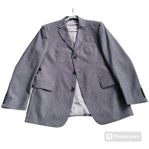2pc HUGO‎ BOSS Rossellini Movie US Mohair Wool Three-Button Suit 42R Blazer